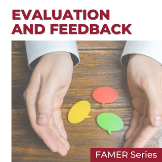 eCourse - Evaluation & Feedback - FAMER Banner